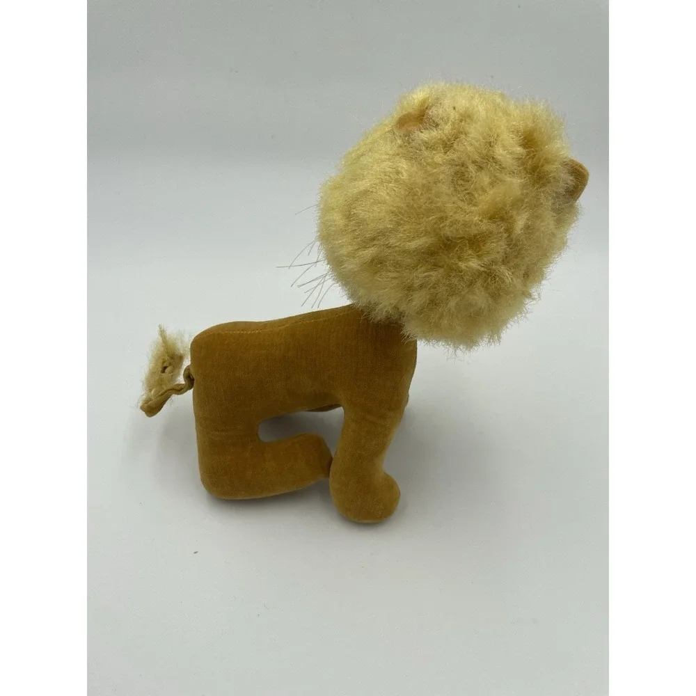 Vintage‎ Stuffed Plush Lion 1960s Made In Japan Toy Animal